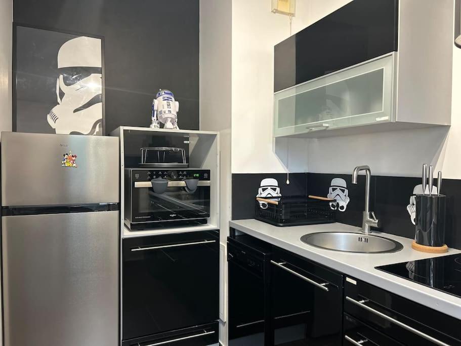 מאני-לה-הונגרה Once Upon A Time - 7Min From Disneyland - Free Private Parking - Self Checkin - Balcony - Barbecue מראה חיצוני תמונה